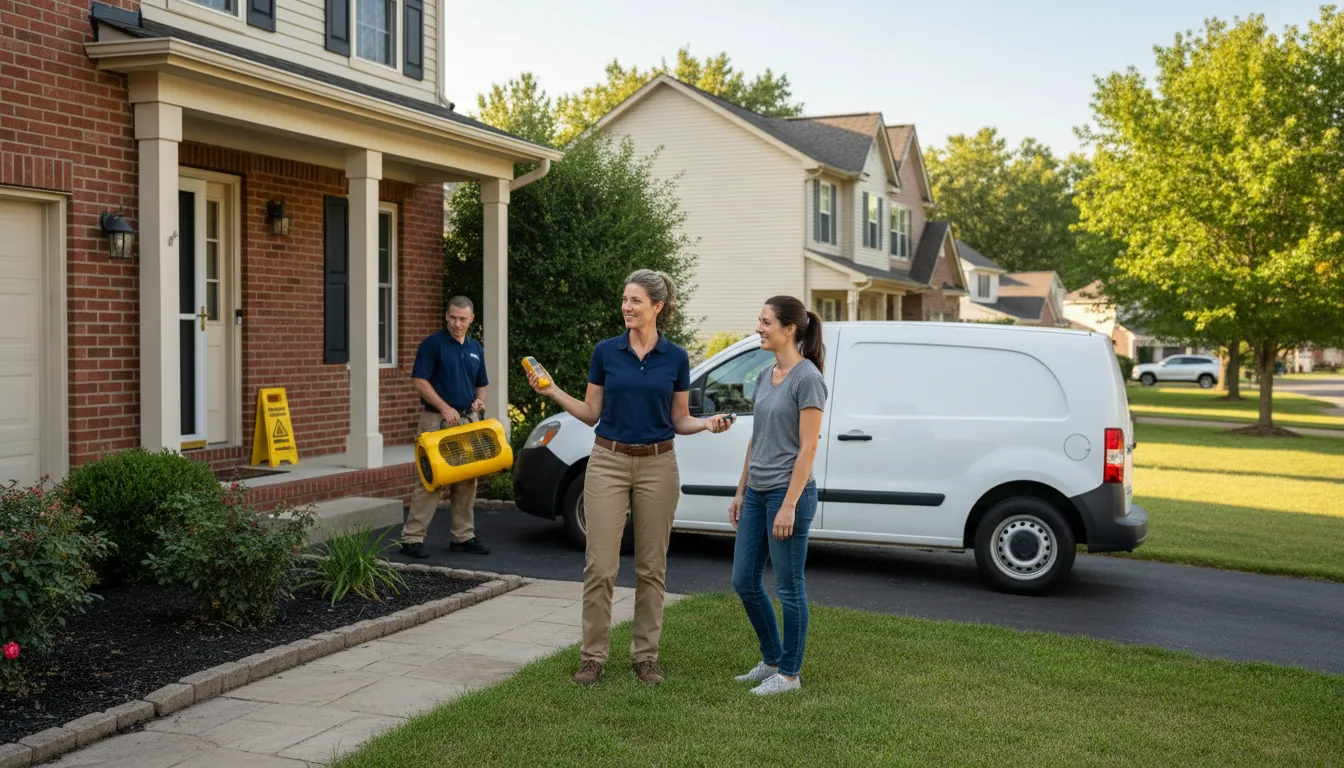 Water restoration image for Water Damage & Restoration Services in Bryan, TX